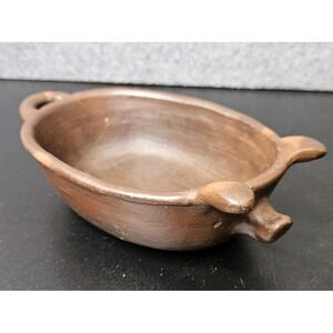 Pomaireware Pig Baking Dish Individual 12 Ounce Baker Chile Clay Earthenware